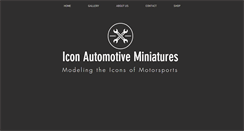 Desktop Screenshot of iconautomotiveminiatures.com