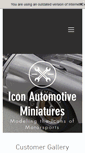 Mobile Screenshot of iconautomotiveminiatures.com